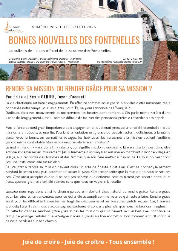 BNF – JUILLET 2026