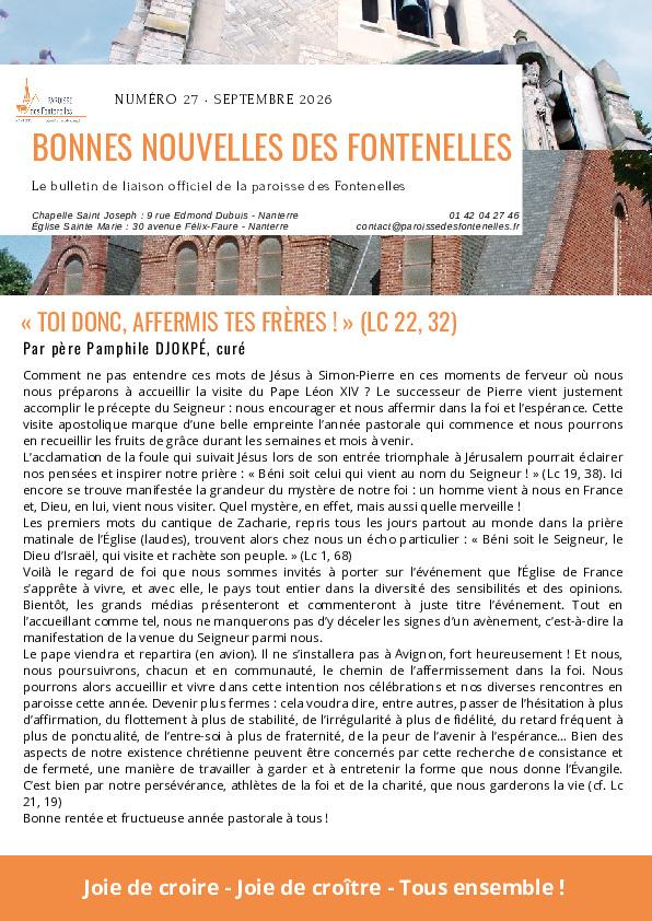 BNF – SEPTEMBRE 2026